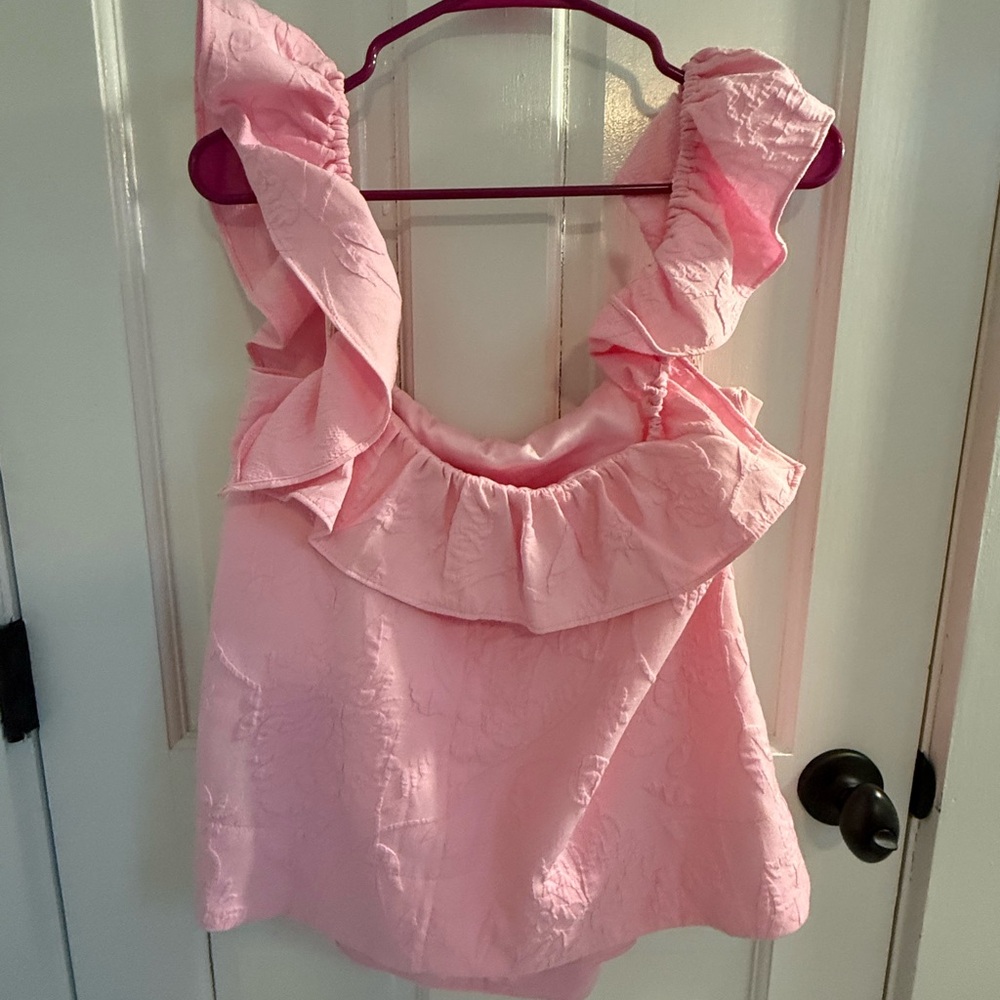 Lilly Pulitzer Conch Shell Pink Top - Picture 2 of 3